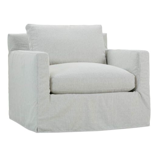 Picture of Sylvie Slipcovered Swivel Chair